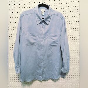 Avenue Sky Blue Collared Shirt